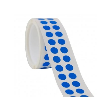 Diversified Biotech Tough-Spots, 3/8" Dia, Blue, 1000/pk, 1000PK 247106B